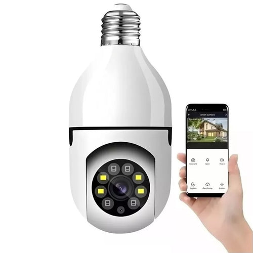 Câmera de Segurança com Wi-Fi Formato Lâmpada