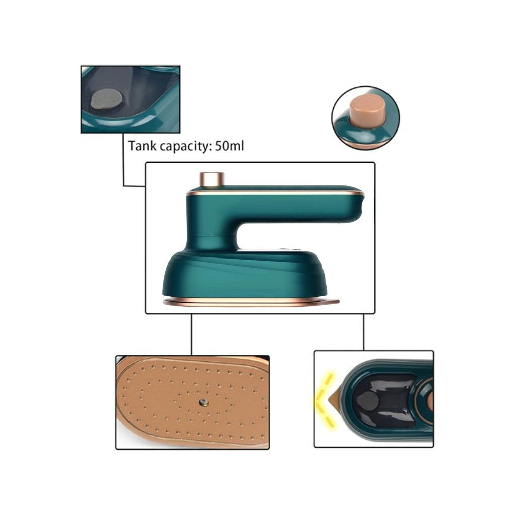 Ferro de Passar Portátil a Vapor - Bivolt