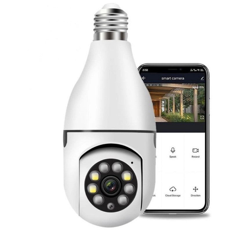 Câmera de Segurança 360 com Wi-Fi Formato Lâmpada