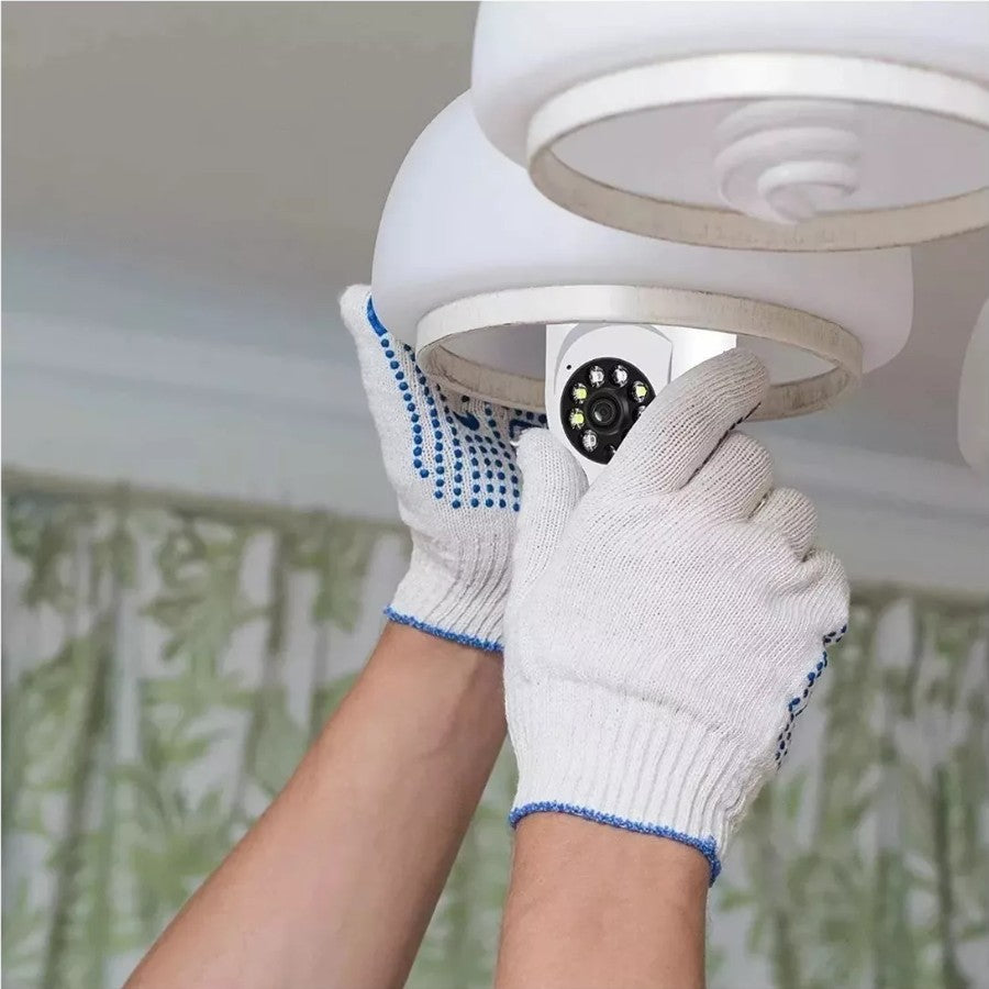 Câmera de Segurança com Wi-Fi Formato Lâmpada